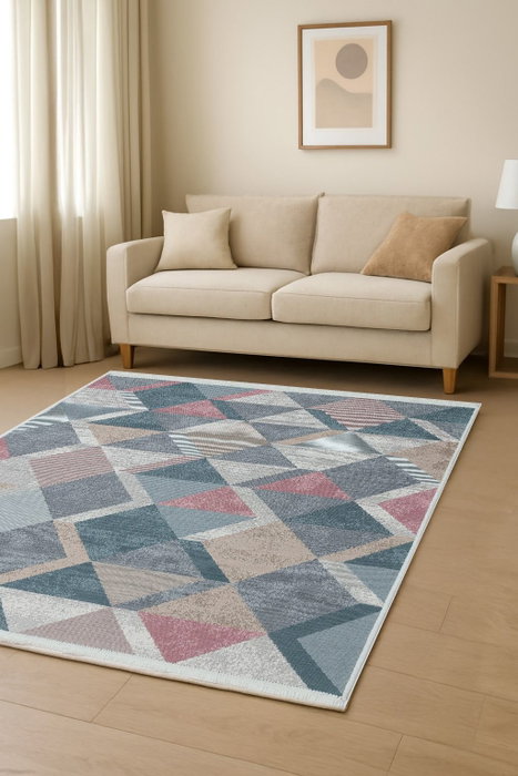 Conceptum Alfombra Ar 10 Azul y Rosa Conceptum Alfombra Ar 10 Azul y Rosa